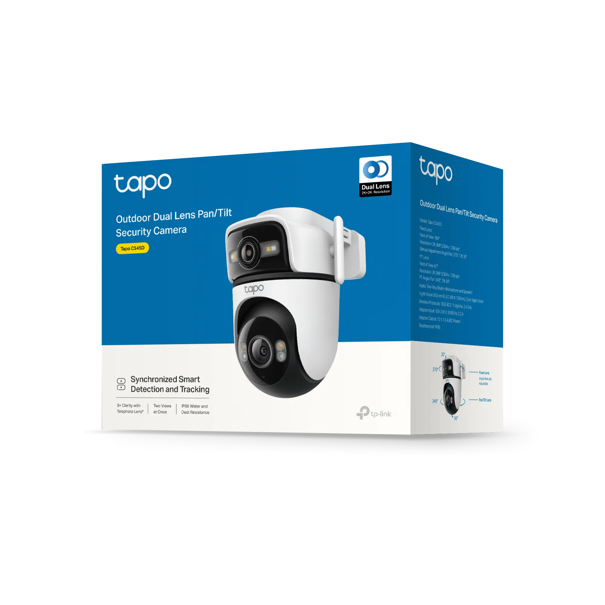 Tapo C545D Beveiligingscamera Dual Lens - Image 5