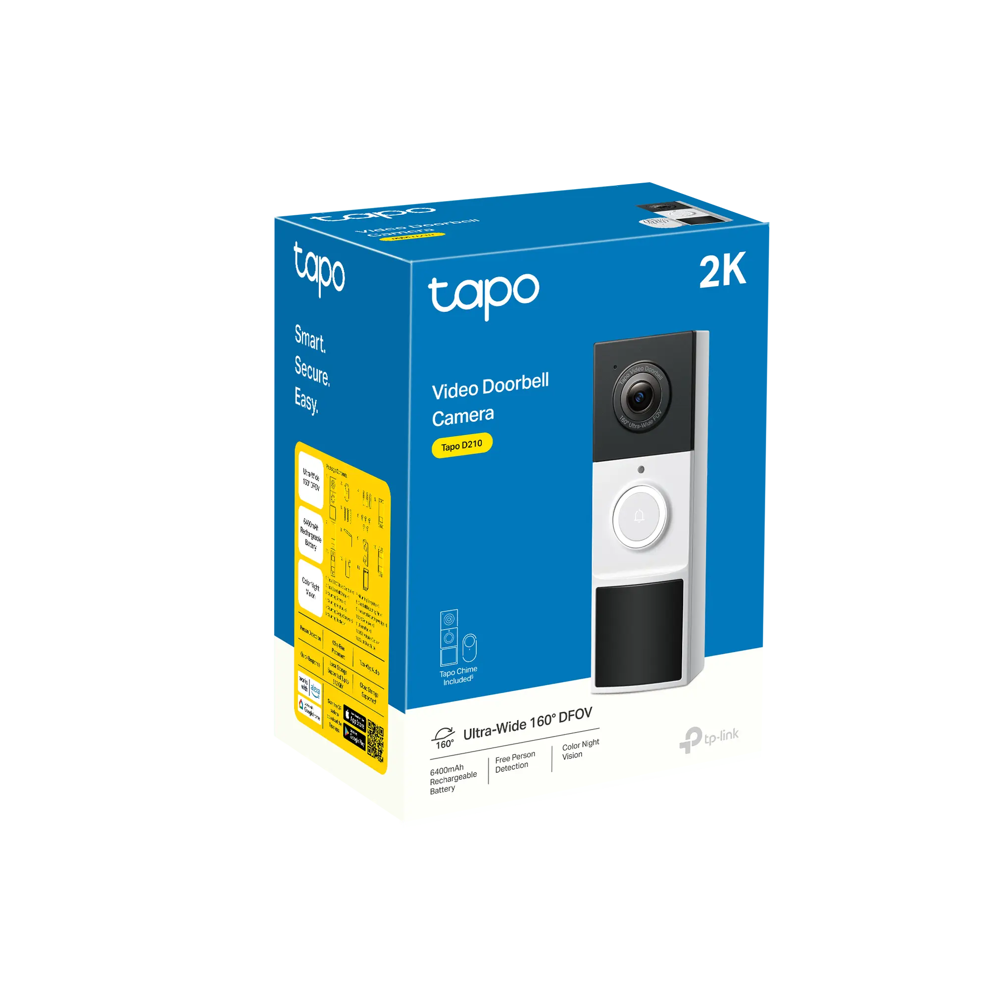 Tapo D210 – Slimme 2K Video Deurbel - Image 5